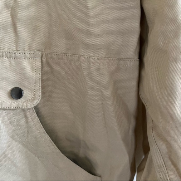 Round Two Beige Avalanche Parka Anorak Pullover Jacket Large - Picture 10 of 11